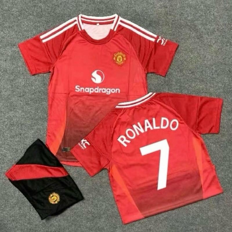 Áo bóng đá trẻ em Ronaldo - Chất liệu Mè Thái cao cấp - Không nhăn, không xù, không phai - Cho Bé Top 5