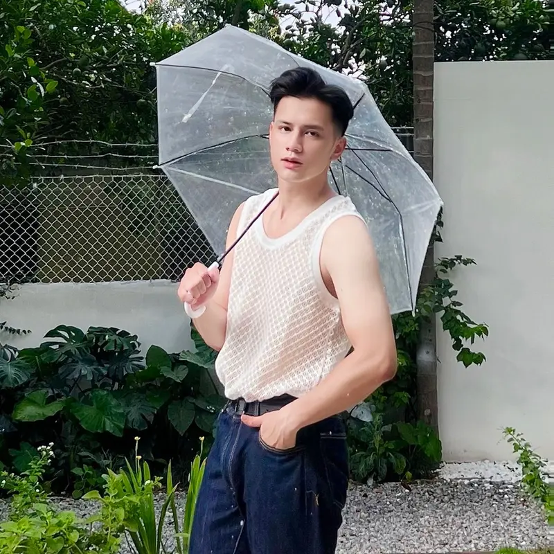 Áo tanktop lưới thời trang ,form regular mặc đi biển ,du lịch [Mã 21]  Menswear 2