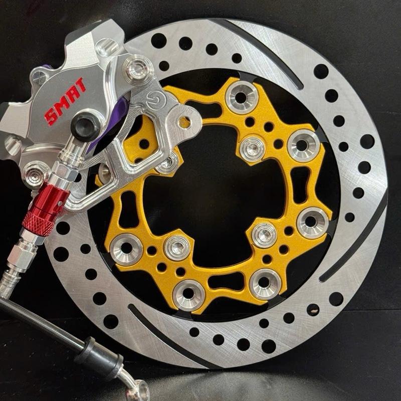  Combo :heo Smrt 2pit-pas cnc đĩa hylos 220mm dây dầu ngắt -full ốc salay   lưu ý sử dụng mâm 4 lỗ   phụ kiện thắng đĩa 