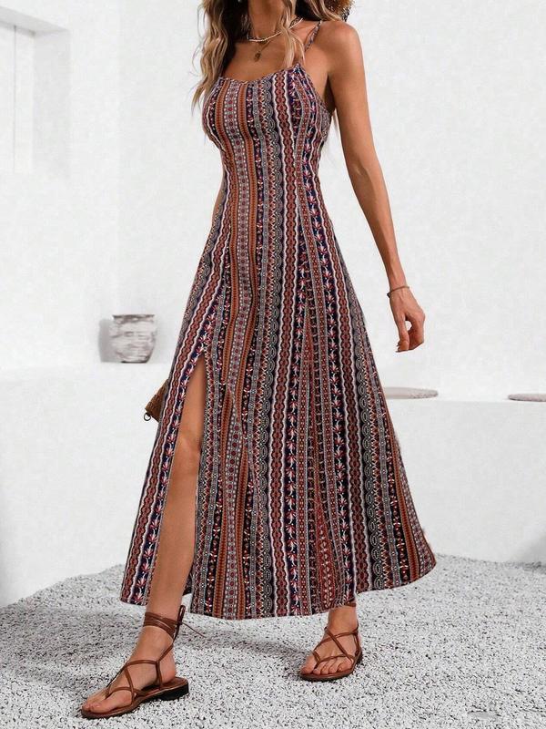 2022 Ethnic Floral Print Sexy Tank Sleeveless Summer Casual Women Maxi Dress 2022 Ethnic Floral Print Sexy Tank Sleeveless Summer Casual Women Maxi Dress