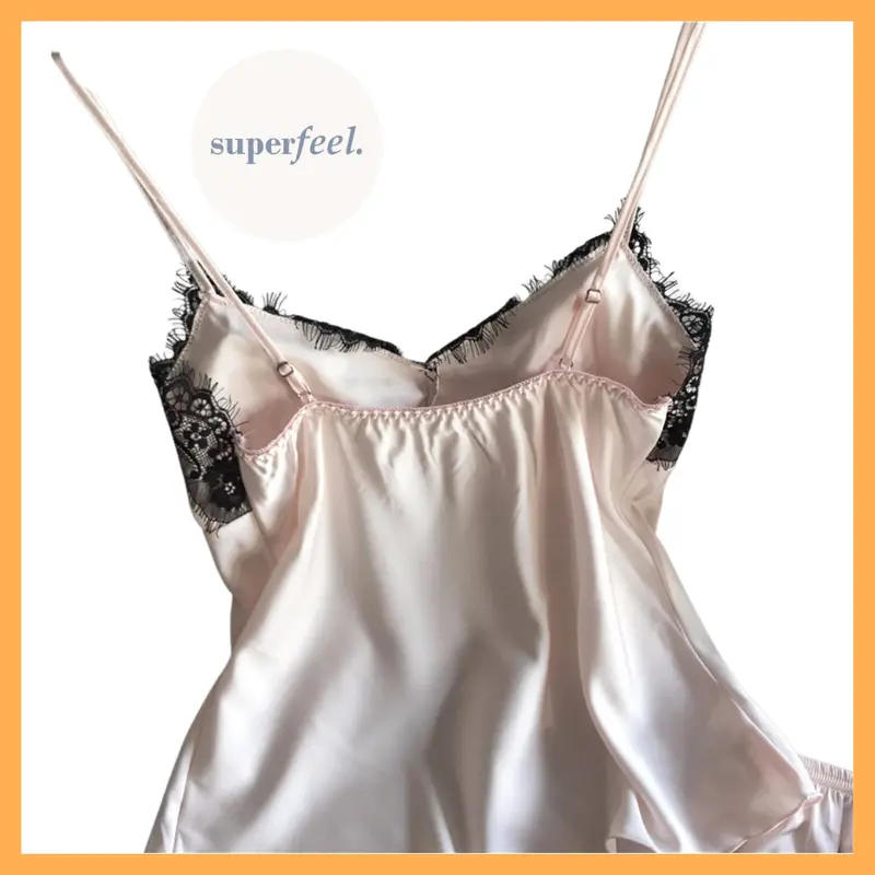 SFL LINGERIE SET PIYAMA TANKTOP & SHORTS CELANA DAN BAJU TIDUR MURAH GROSIR CLEARANCE WANITA PEREMPUAN LADY REMAJA DEWASA ALL SIZE  102 3