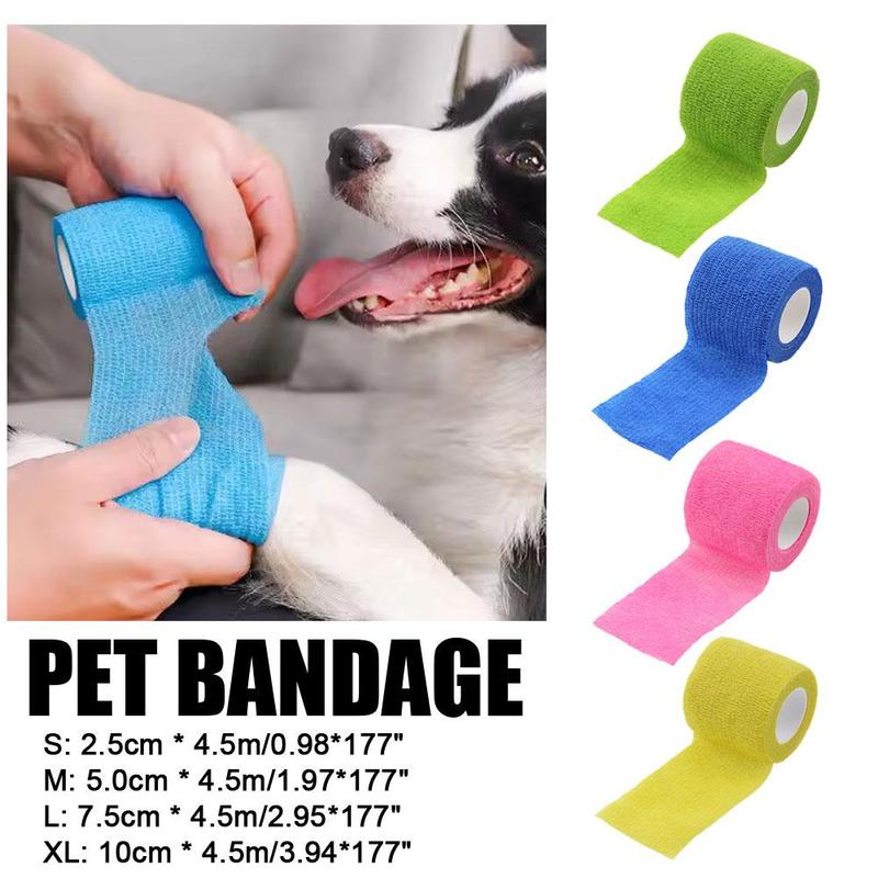 Product Introduction of Pet Elastic Self-Adhesive Bandage Sports Compression Elastic Patch Tape A0R6 17
