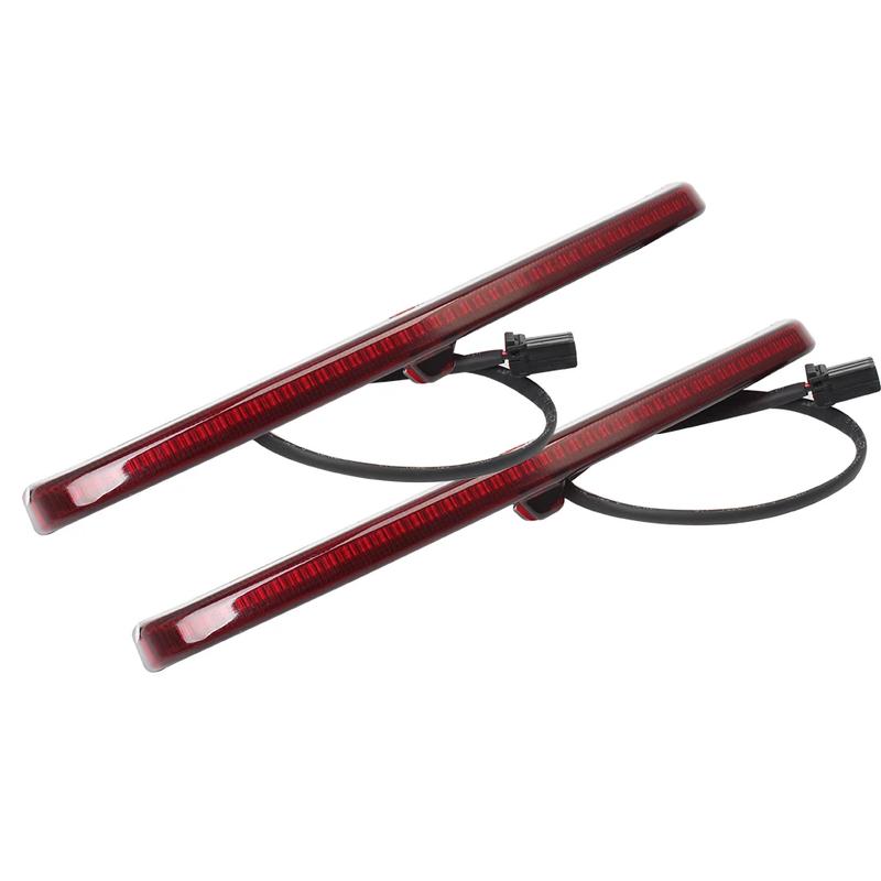 Product Introduction of Motorcycle Red LED Rear Fender Blades Light Brake Mudguard Tail Stop Running Lamp For Harley Touring Tri Glide Ultra Classic FLHTCUTG 2009-up & Street Glide Trike FLHXXX 2010-2011 24
