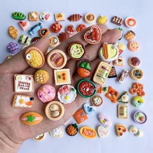 Adorno de Comida Miniatura Mixto, Decoración de Comida Simulada Miniatura, Decoración de Escritorio para Fiesta de Cocina en Casa