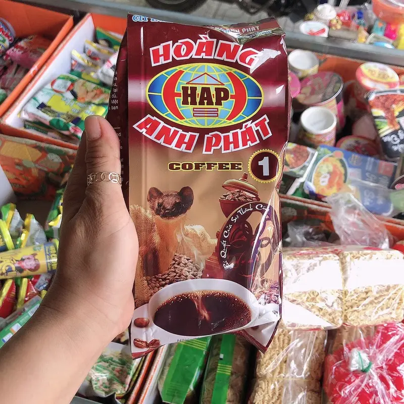 (Combo 2 bich 1kg)Cà Phê Pha Phin Hoàng Anh Phát H’REN RINA Cao Cấp - Gói 500g 2