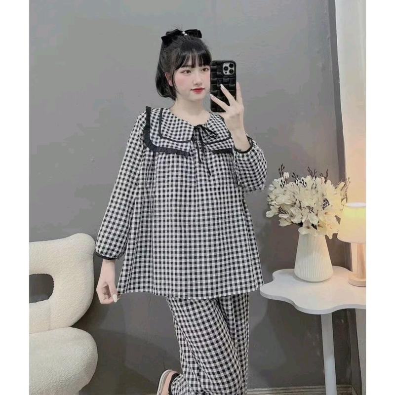 Bộ đồ bầu và sau sinh Bigsize dáng kẻ trẻ trung,năng động