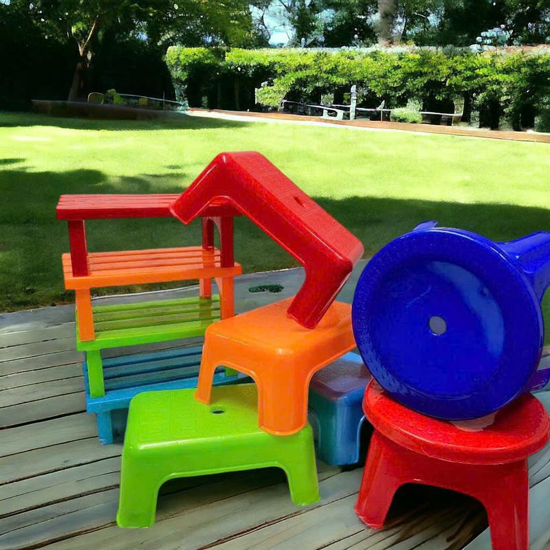 Ghế Thẻ, Ghế Ốc, Ghế Mini Nhựa Cao Cấp, Ghế Nhựa Ngồi Bệt- Giặt Đồ Dã Ngoại nhỏ gọn