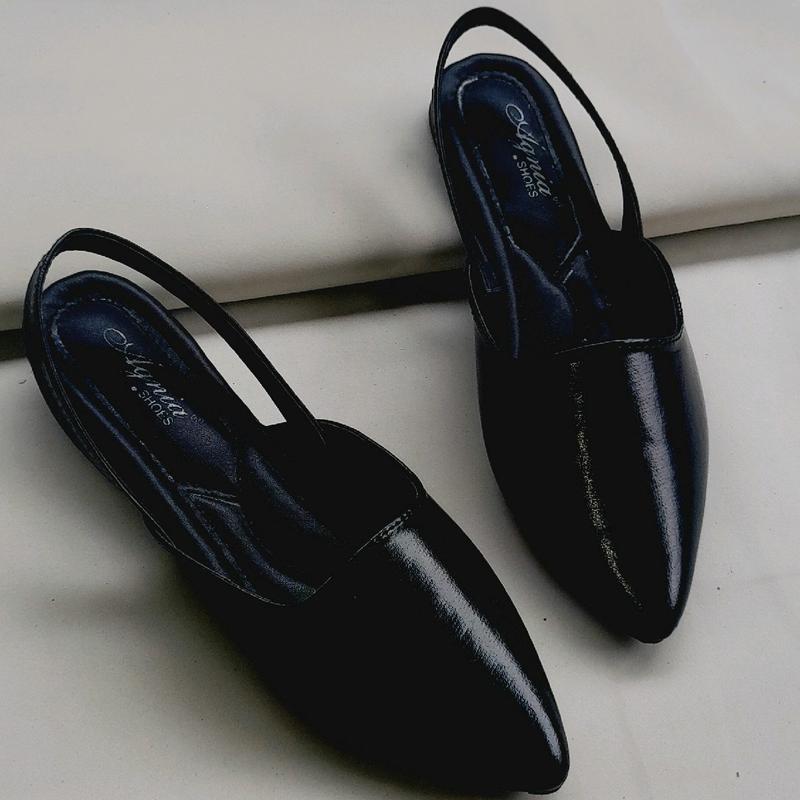 sepatu sandal selop mules wanita/Sandal datar tanpa hak Shoes 1