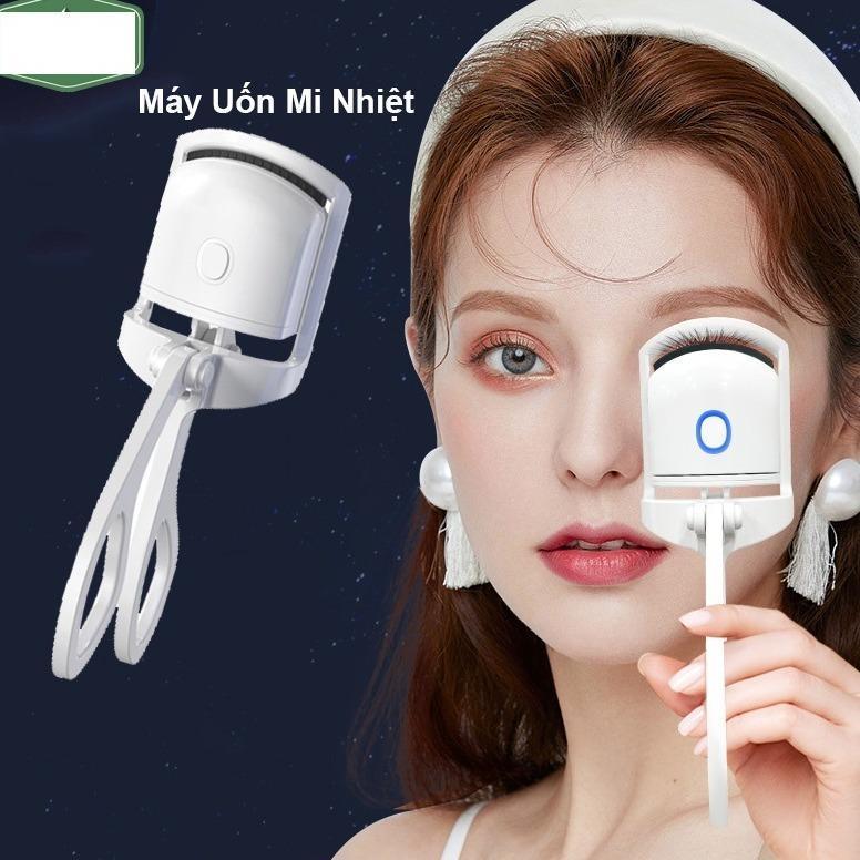  Máy Uốn Mi - Máy Uốn Lông Mi Điện Sạc USB Tiện Lợi Kẹp Bấm Mi Nhỏ Gọn Đa Năng Dễ Sử Dụng 