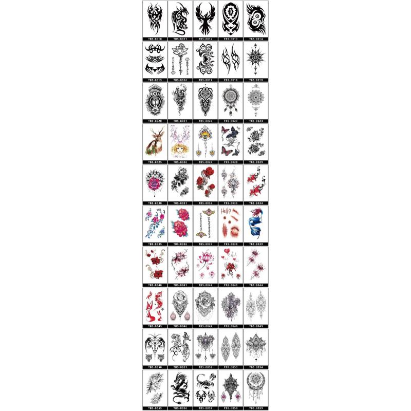 Product Introduction of Colorful Tattoo Stickers, Small Arm Waterproof Tattoo Stickers, Symbols, Totem Tattoo Stickers, Temporary Tattoos, 19