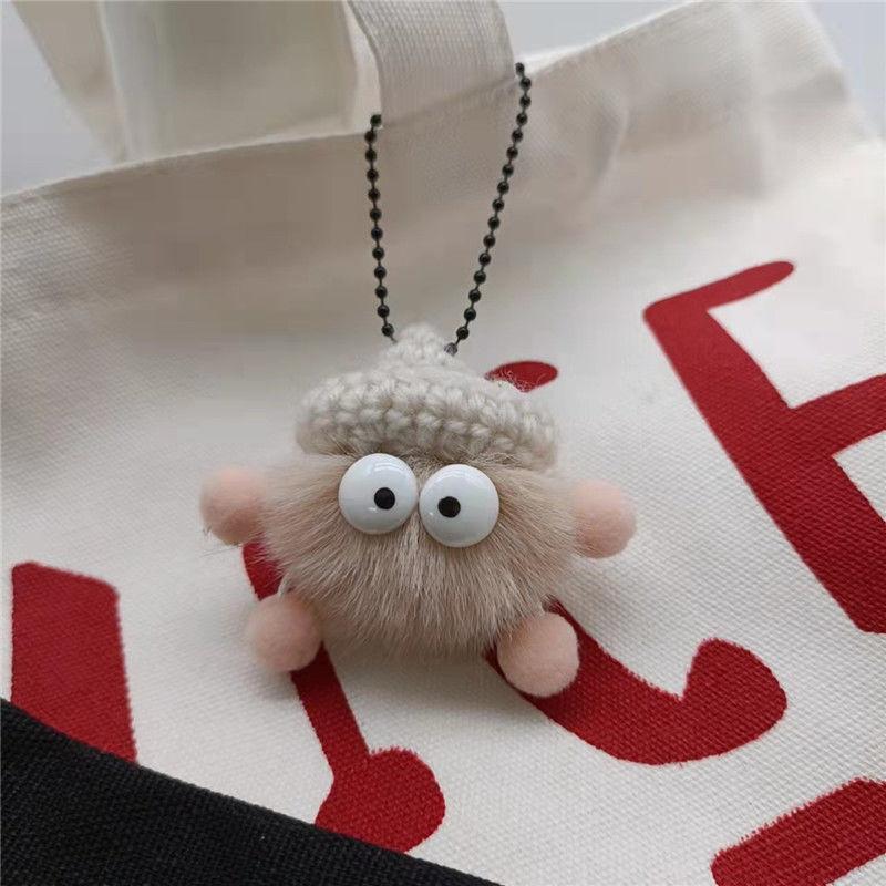 Cute Little Briquette Plush During Car Key Ring During Niche During Ins Bag During 1