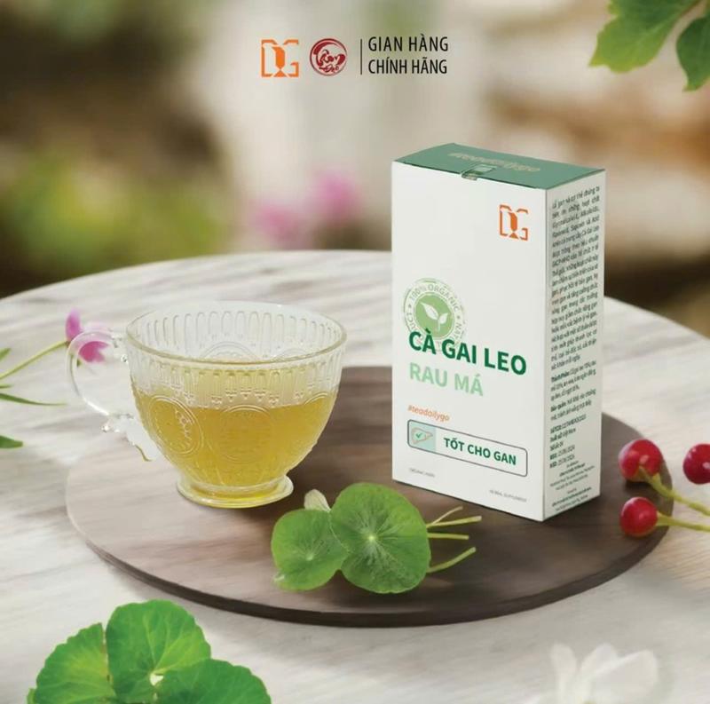 Trà Cà Gai Leo Rau Má TDG Trà Tốt Cho Gan - 30 TÚI LỌC, Nước Trà Làm Mát Gan Tea Chè Tốt Cho Sức Khỏe