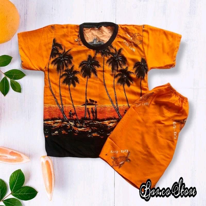 SETELAN ANAK KAOS MOTIF CUMI 4