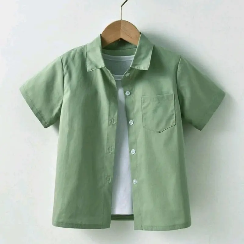 Kemeja Anak Laki Laki Usia 5 Tahun / Baju Anak Laki Laki Tangan Pendek 0