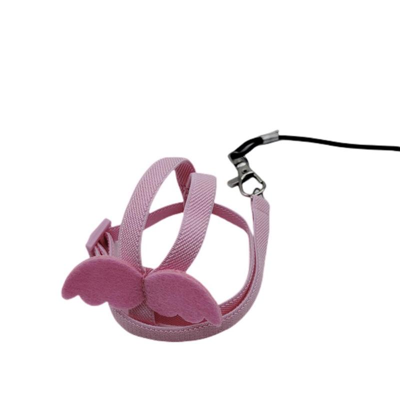 Product Introduction of Parrot Bird Flying Traction Rope Adjustable Ultra-light Harness Leash With Comfortable Handle For Cockatiel Small Birds hotsale 13