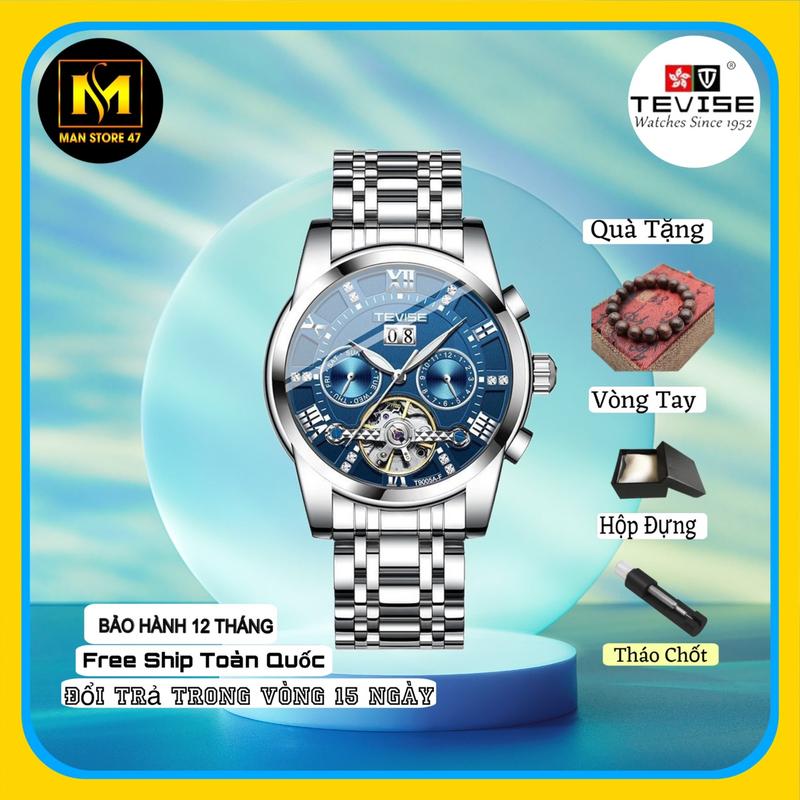 Đồng Hồ Cơ Nam TEVISE LỊch Thứ Ngày Tháng Kiểu Dáng Sang Trọng Lịch Lãm T9005A Manstore 47