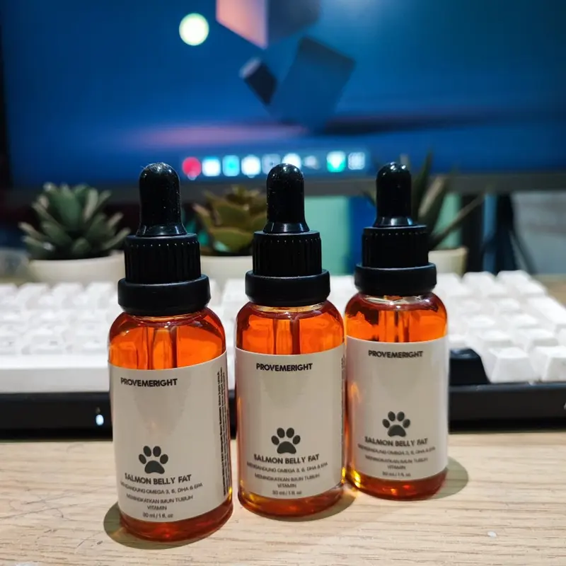 SALMON BELLY FAT Minyak Ikan Salmon 30 ml untuk kucing dan anjing 3