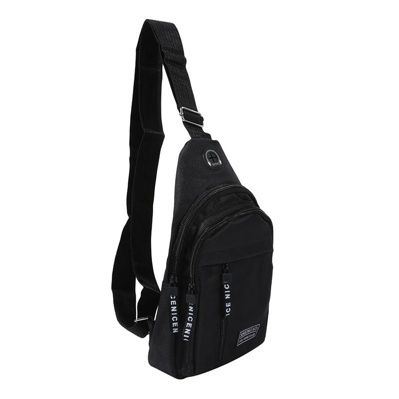 Túi Đeo Vai Nam, Sạc USB, Có Lỗ Cáp Tai Nghe, Túi Đeo Chéo, Chống Trộm, Thích Hợp Cho Thể Thao, Túi Đeo Ngực, Túi Đưa Thư Chuyến Đi Ngắn 2