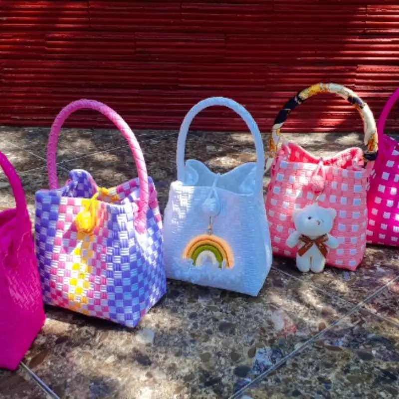 TAS ANYAM MINI CUBE JINJING/TAS LUCU/TAS WANITA 0