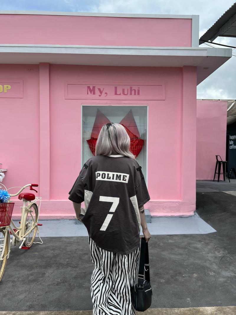 Product Introduction of Áo Phông boxy block core bóng đá retro thể thao phối màu jersey tay lỡ oversize form rộng unisex cặp đôi bóng chày px pandax polime Menswear Nam 16