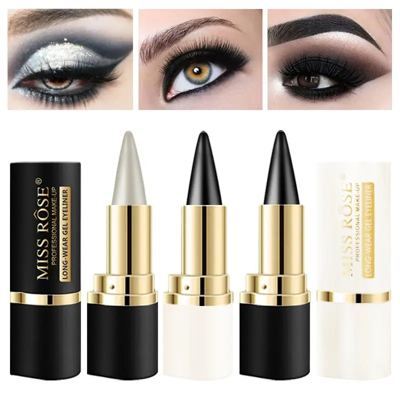 Creamy Texture Eyeliner, Easy Coloring Sweat Proof High Pier Pencil, Daily Makeup Cosmetic Accessories for Women and Girls, Back to School, Makeup Bundles, Kbeauty, One Size Makeup, Valentine's Day Gift