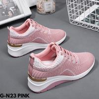 Gambar FINDME 36-41 Sepatu Sneakers Wanita Desain Minimalis Kekinian Nyaman Trend Bagus Tinggi Elegant Bahan  Gn23 Valery - Black, 40 dari findme id_NEW Kab. Tangerang 5 Tokopedia