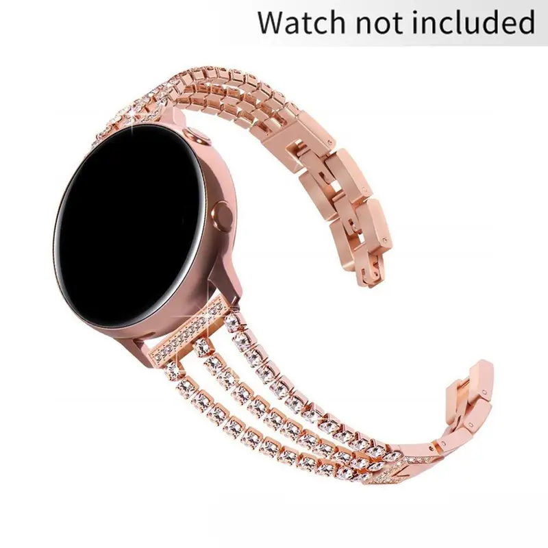 Fashionable metallic Watch Band, Adjustable Watch Band for Women & Men, Wearable Accessories Compatible with Samsung Galaxy Watch 3 4 5 6 40mm 44mm/46mm 47mm 6