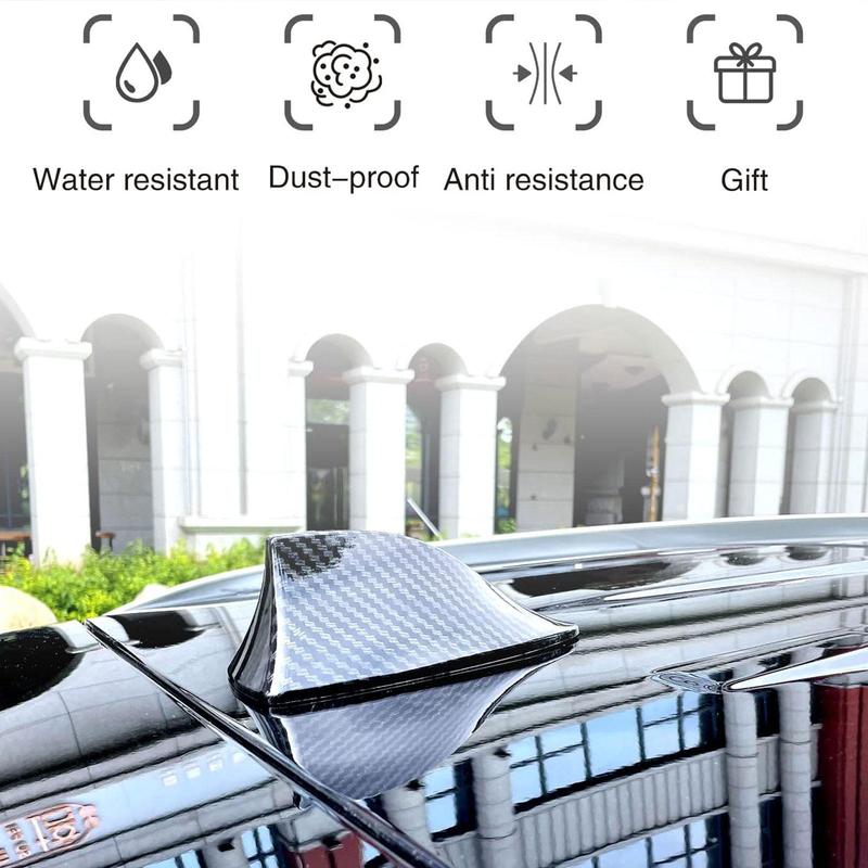 Product Introduction of 1 Pcs Car Shark Fin Day Shark Fin Antenna Signal Radio Painted Practical Carbon Fiber Efficient O1I6 20