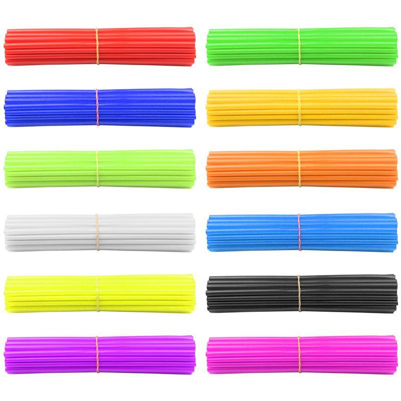 Product Introduction of Motorcycle Spoke Protector, Universal Colorful Motorcycle Wheel Spoke Protector, Motorcycle Accessories for Motorcycle Decoration 0