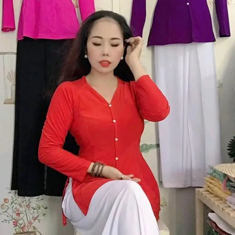 áo bà ba thun co giãn 4 chiều 0