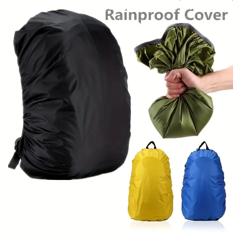 1 PC 35L Portable Outdoor Backpack Waterproof Dust Cover Travel Backpack Rain Cover Camping Sports Accessories 5