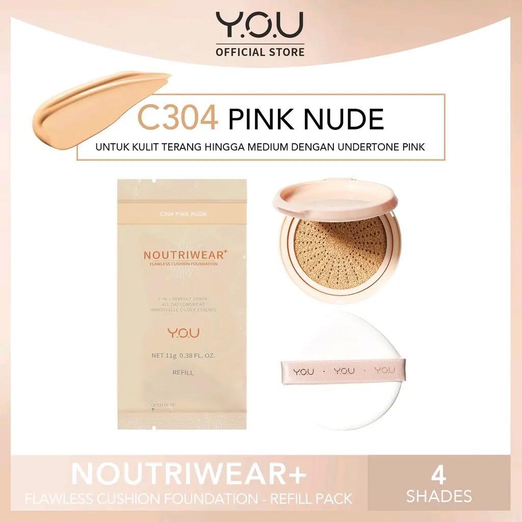 YOU Refil Noutriwear + Flawless Cushion Foundation