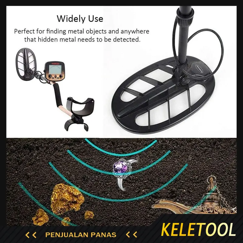 KELETOOL metal detector FS2 alat detektor logam emas bawah tanah  tlsms metal detector underground gold finder 5
