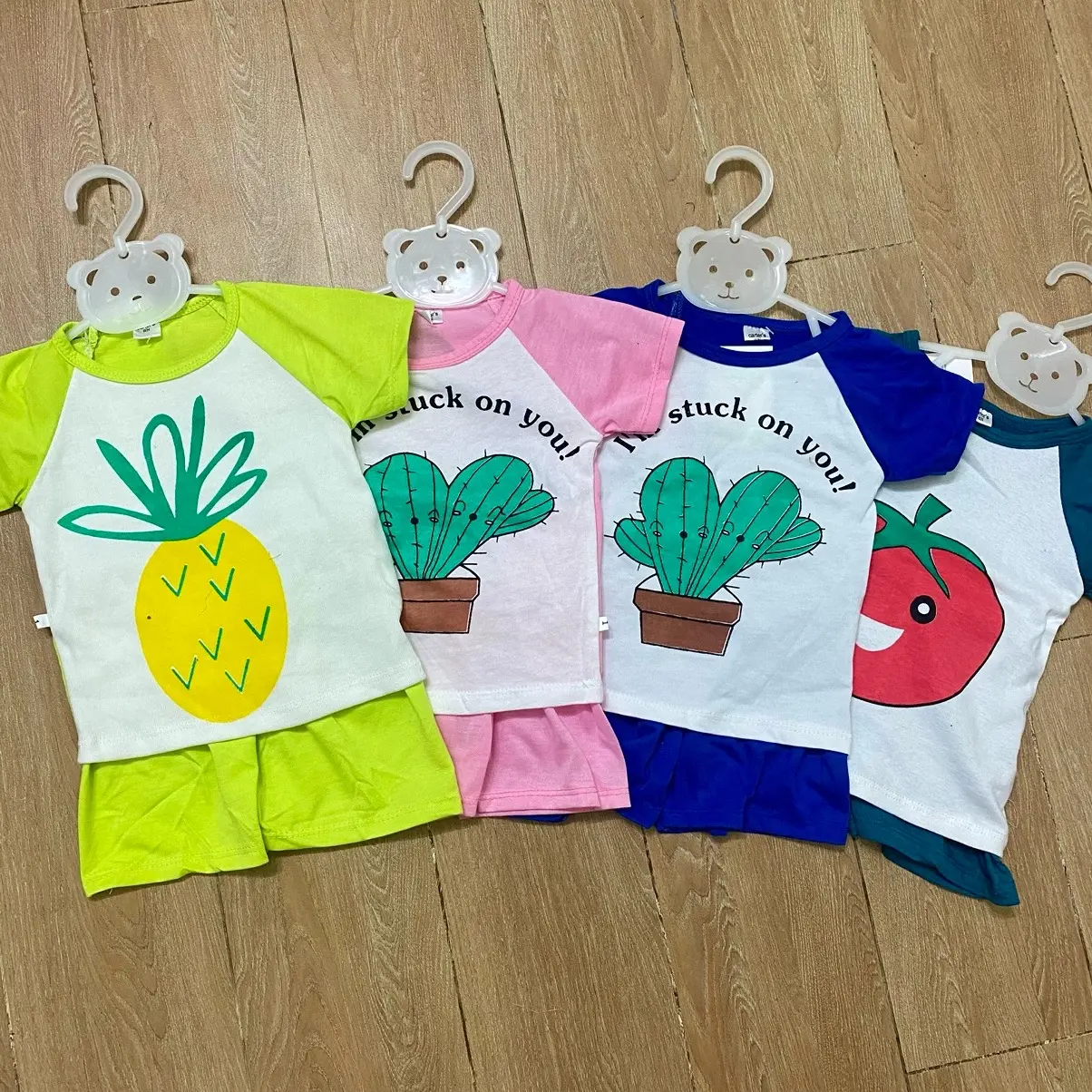 Combo sale 3bộ ngẫu nhiên 75k (bé trai và bé gái) Thun