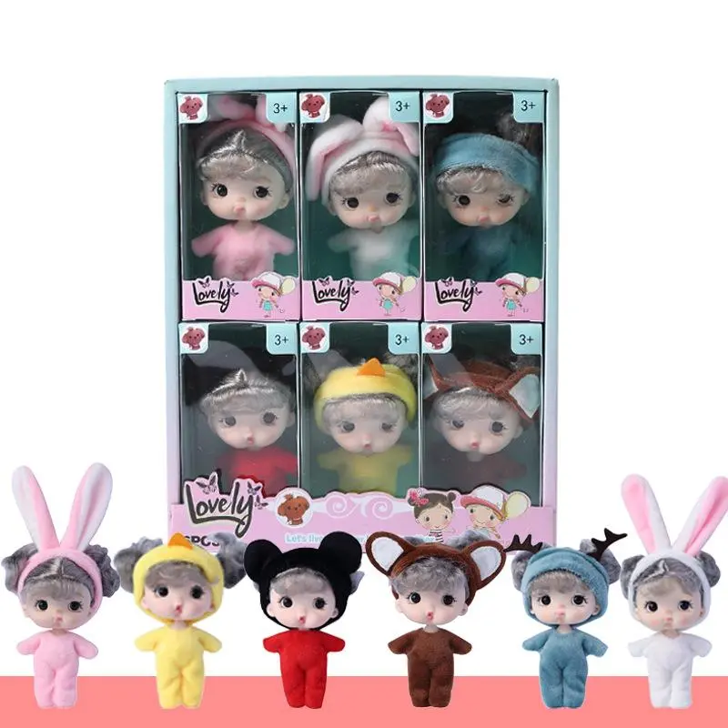 New Pocket Doll with Dress Surprise 1/12 Doll Character Action Toy Girl Gift