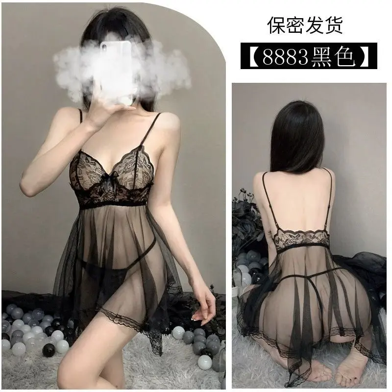 Đồ Lót Lưới Ren Gợi Cảm, Thời Trang Mới Cho Năm 2025, Đồ Ngủ Nữ, Trong Suốt, Cỡ Lớn, Váy Ngủ Nữ Cám Dỗ, Bộ Đồ Bó Sát Bán Chạy 6