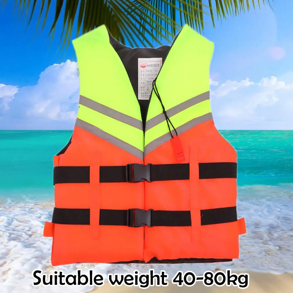 Life Jacket Outdoor Adult Swimming Life Jacket Adjustable Buoyancy Survival Suit Polyester Life Vest