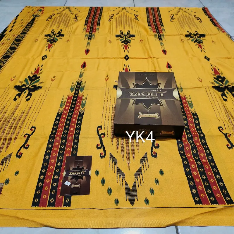 SARUNG YAQUT MOTIF KEMBANG TERBARU Dewasa 3