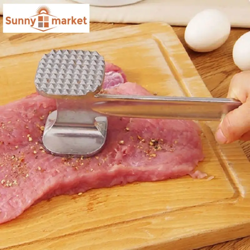 Búa đập thịt đa năng 2 đầu mặt trơn và mặt gai dài 23cm nhãn Drangon bằng gang nguyên khối 5