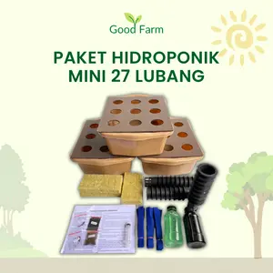 PAKET HIDROPONIK LENGKAP 27 LUBANG 3 BAK-SL Set