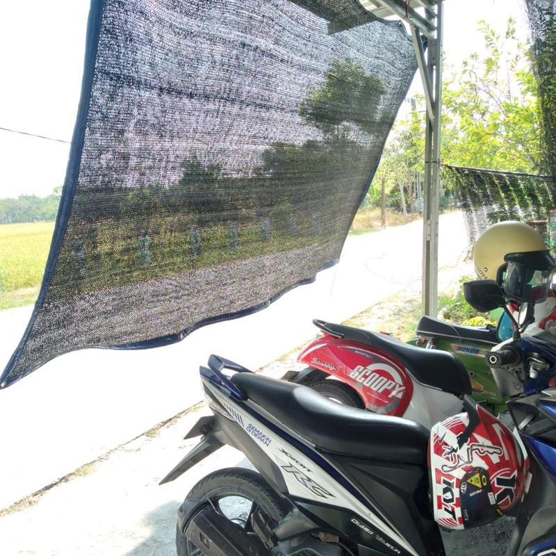 Paranet jahit list terpal plus mata ayam peneduh panas matahari per3x1meter 4