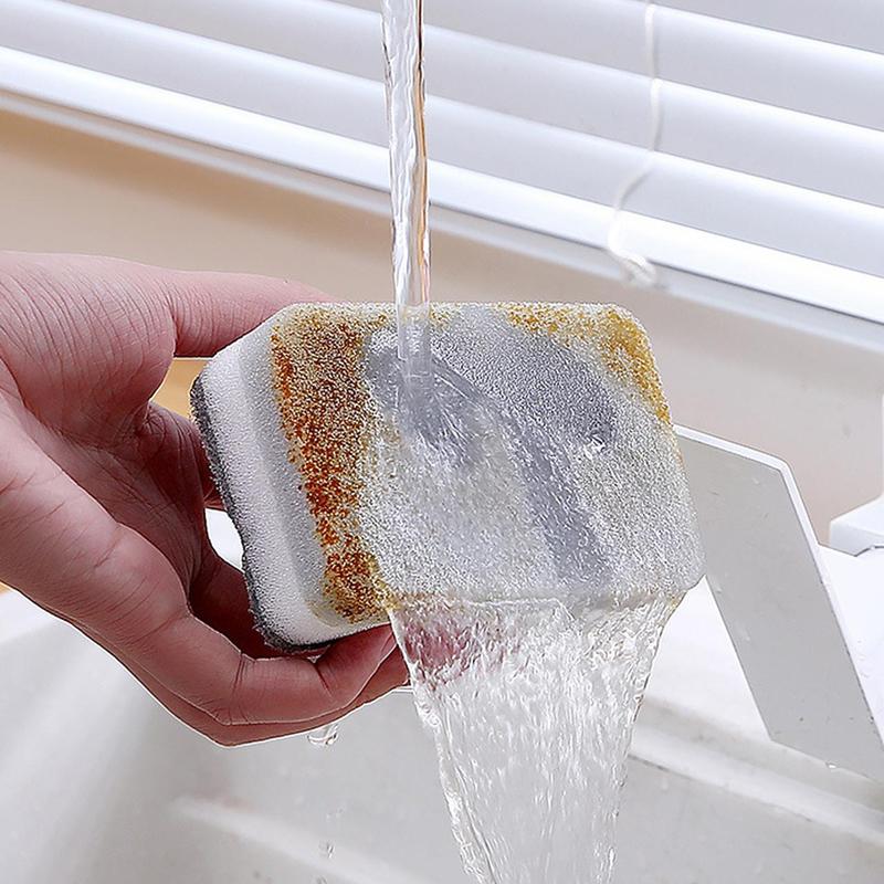 Household Bundle, 5pcs/Set Kitchen Cleaning Sponge, Double Sided Anti-Scratch Dish Wash Sponge, Cleaning Pad for Kitchen Plate Pot Bowl Bottle 1