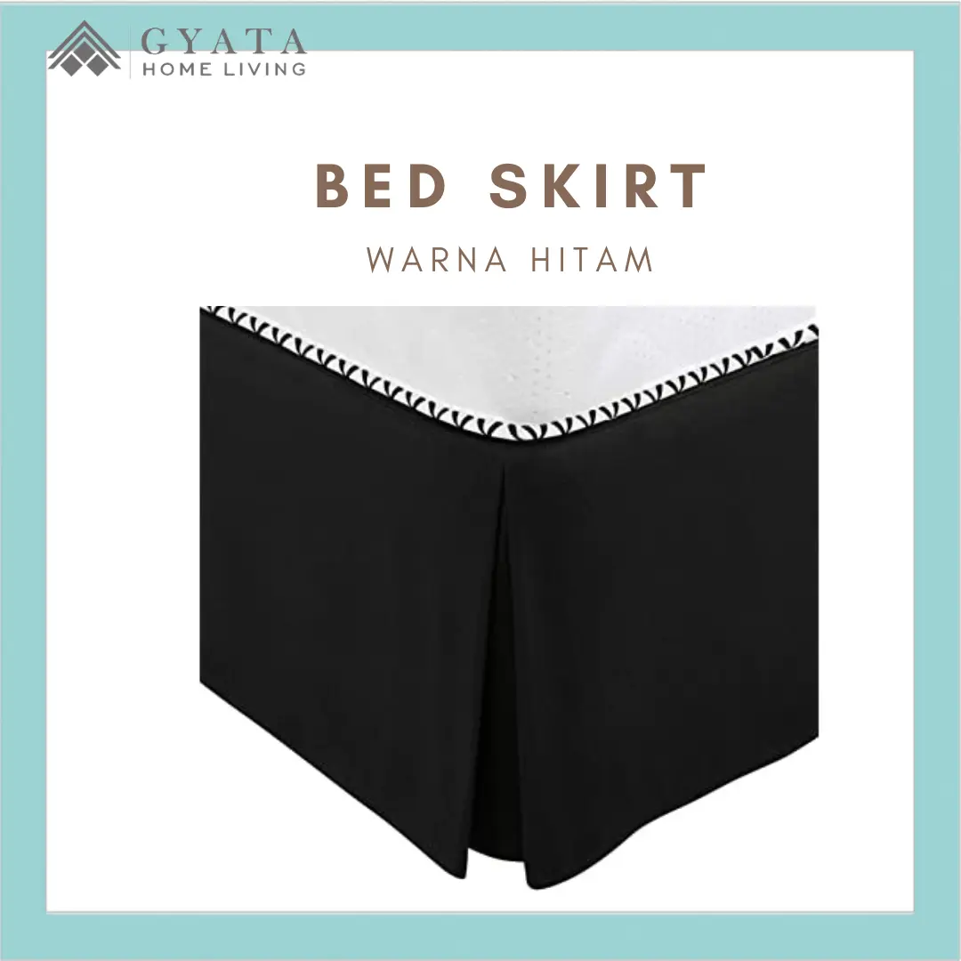 Rok Kasur 120x200 Bahan Mikrotex - Rok Kolong ranjang - Rok Dipan – Tutup Kolong Ranjang Model Full Cover