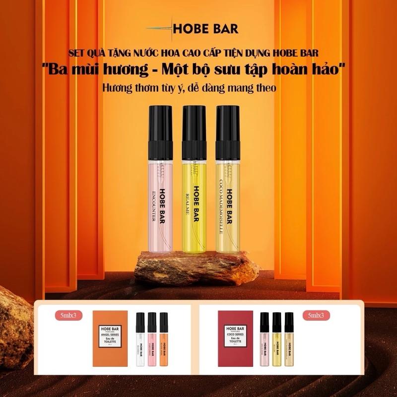 Set Quà Tặng Nước Hoa Mini Cao Cấp HOBEBAR Coco - Angel Perfume Cosmetic Xịt Thơm