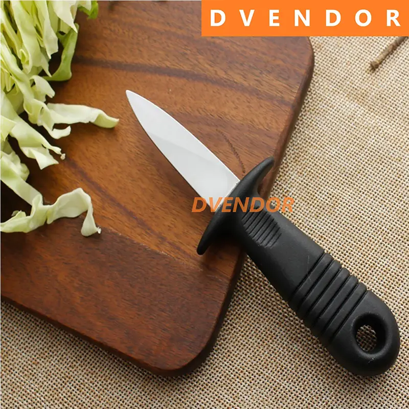 OYSTER KNIFE PISAU PEMBUKA TIRAM KERANG SHELL FISH CUNGKIL CANGKANG Besi Stainless 8