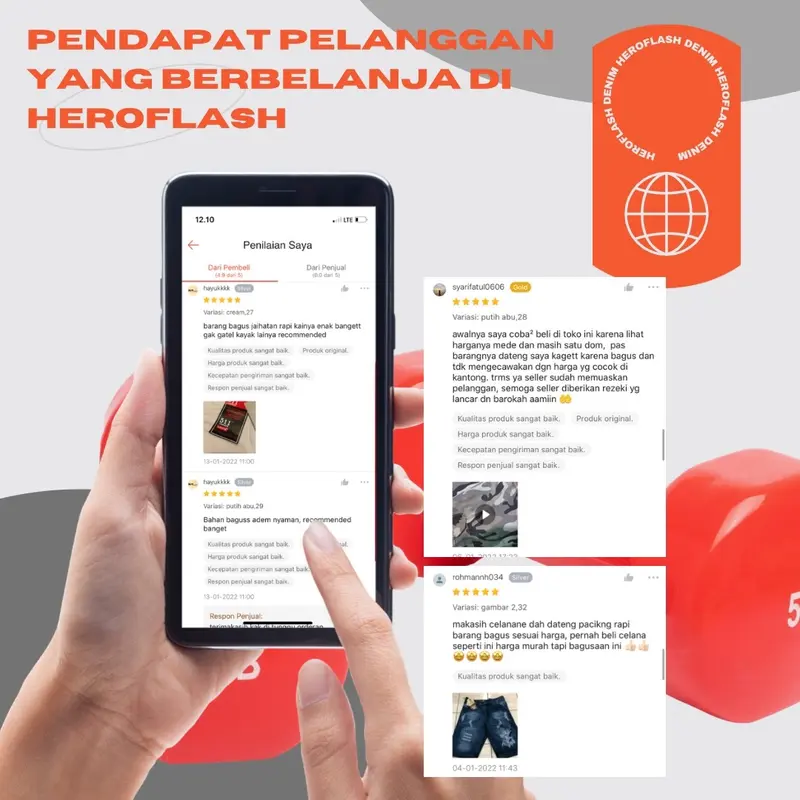 CELANA JEANS PENDEK SOBEK Distro Nyaman Pria Denim 7