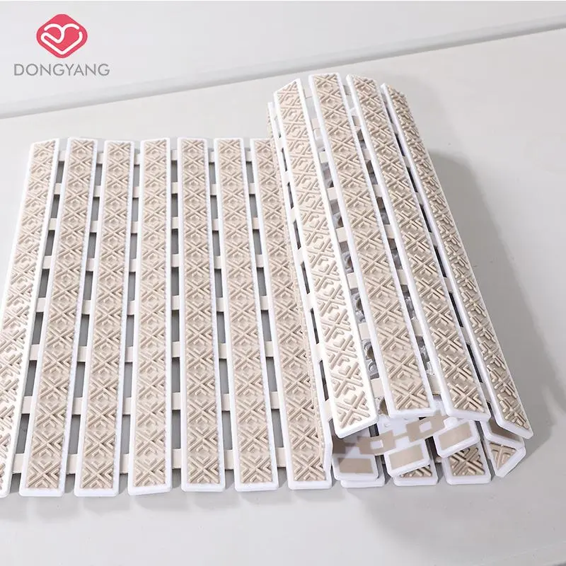 Bathroom Shower Mat, 1 Count Non-slip Bathroom Mat with Suction Cup Backing, Bathroom Accessories, Home Decor 5