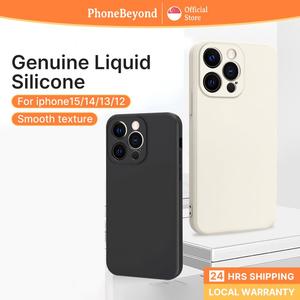 🔥 🔥 [SG Stock]For iPhone 15/14/13/12/ Matte Liquid Silicone Case With Camera Lens Protection Supports Wireless Charging