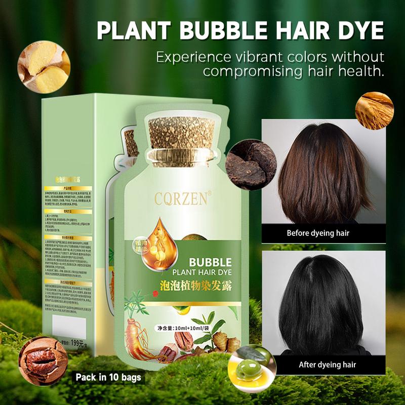Product Introduction of CQRZEN-Dầu Gội Nhuộm Tóc Thảo Dược, 20ML X 10 Miếng, Màu Đen / Nâu / Nâu Đậm, 4 Màu, Trong 40 Phút 21