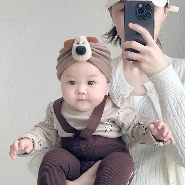 Newborn Baby Hat Spring and Autumn Unisex Baby Cap Indian Hat Infant Super Cute Protective Fontanelle Beanie